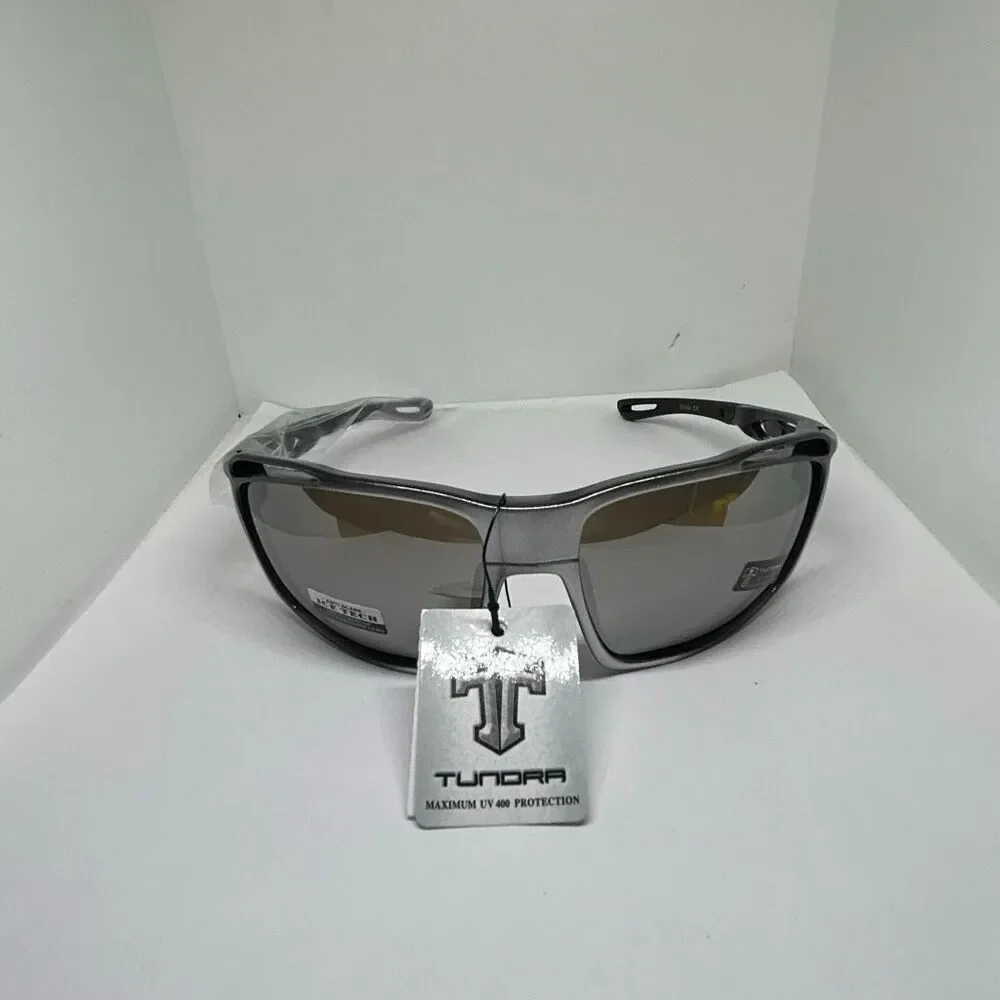 Tundra Mirrored Lens Sport Sunglasses UV400 – Wraparound – New